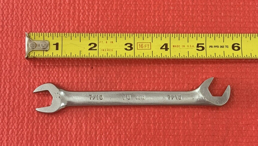 Vintage V8 Tools 6210, 7/16" 4-Way Angle Head Wrench