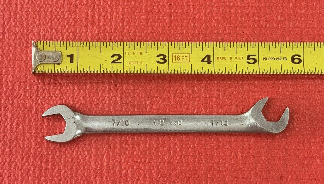 Vintage V8 Tools 6210, 7/16" 4-Way Angle Head Wrench