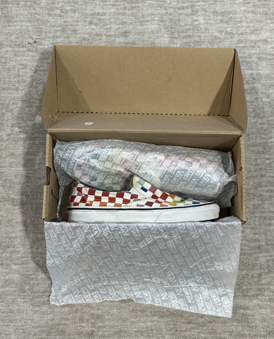 Vans Classic Slip-On Rainbow Men's size 5.5 & Women's size 7.0
