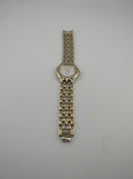 Vintage Quemex Watch Silver Gold Tone Quartz Water Resistant Needs Battery