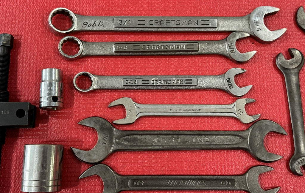 Vintage Lot of 30 USA Tools- Snap-on,Mac,Craftsman,Proto,Westline,Wizard,Bonney