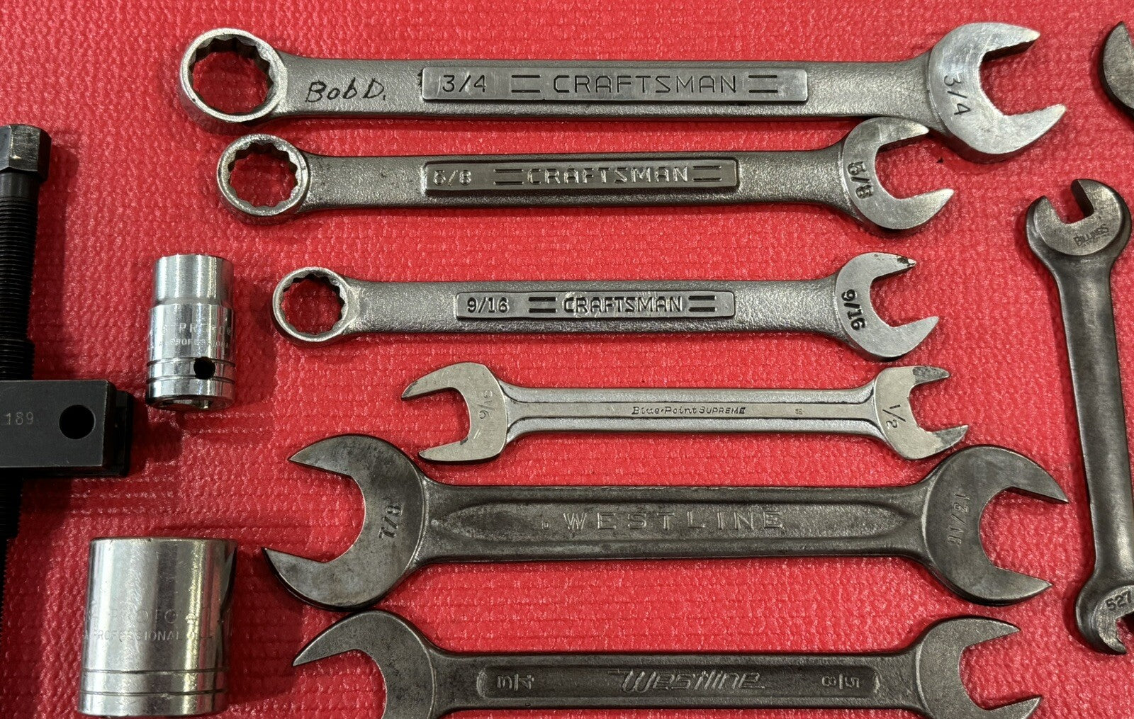 Vintage Lot of 30 USA Tools- Snap-on,Mac,Craftsman,Proto,Westline,Wizard,Bonney