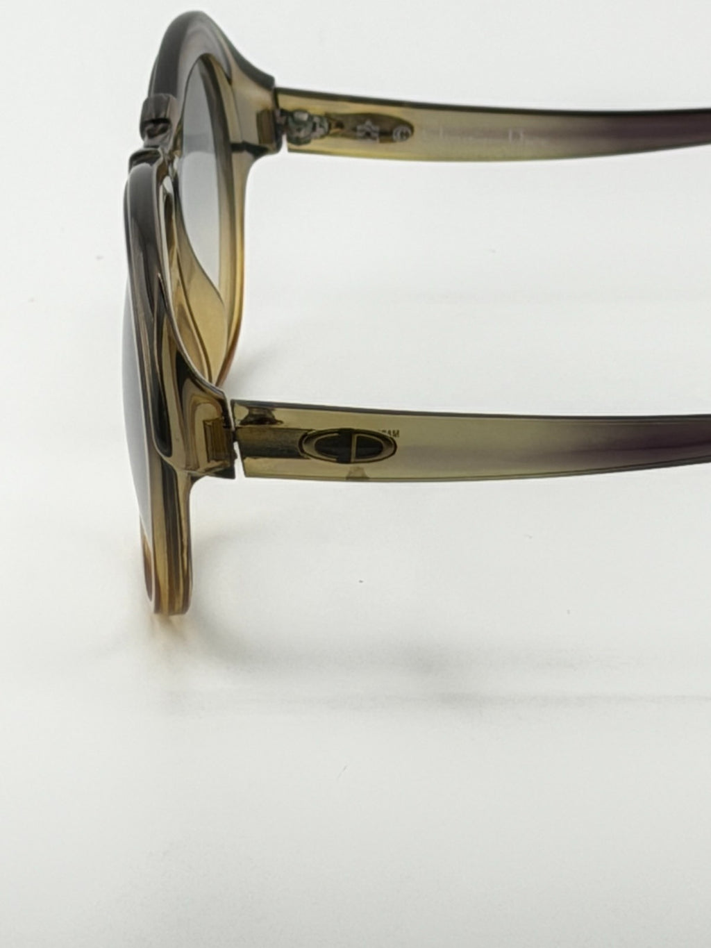 Christian Dior Eyewear Sunglasses Women's Brown Frame with Certificate & Pouch