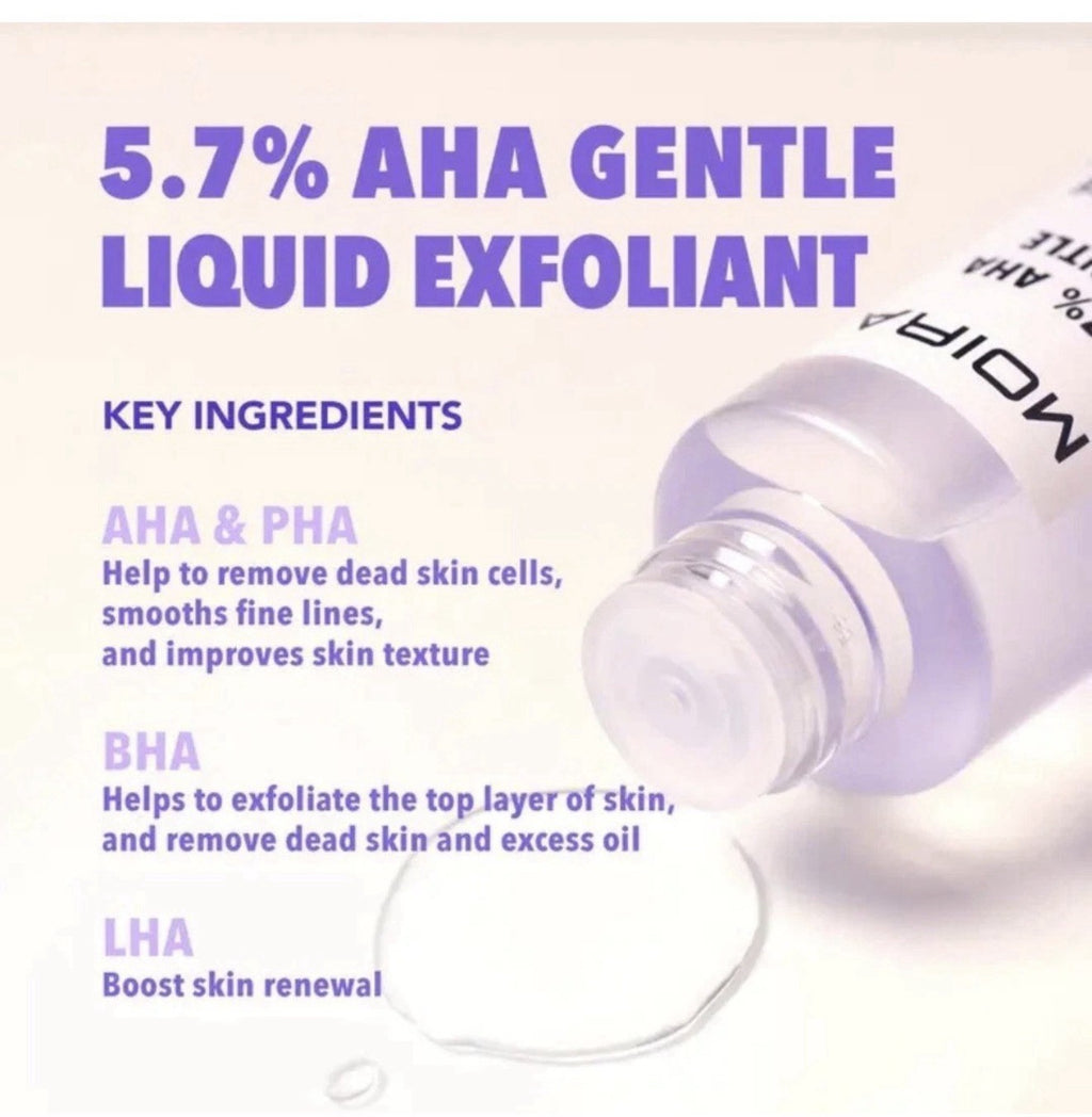 Moira, 5.7% Aha Gentle Exfoliant NEW IN BOX