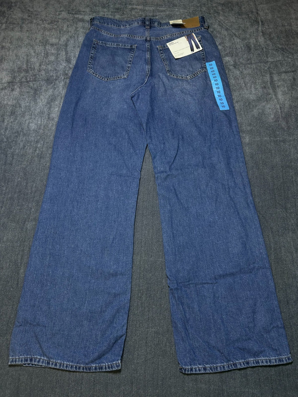 NWT Aeropostale Vintage Inspired Wide Leg Jeans Women's 10 Blue Denim High Rise