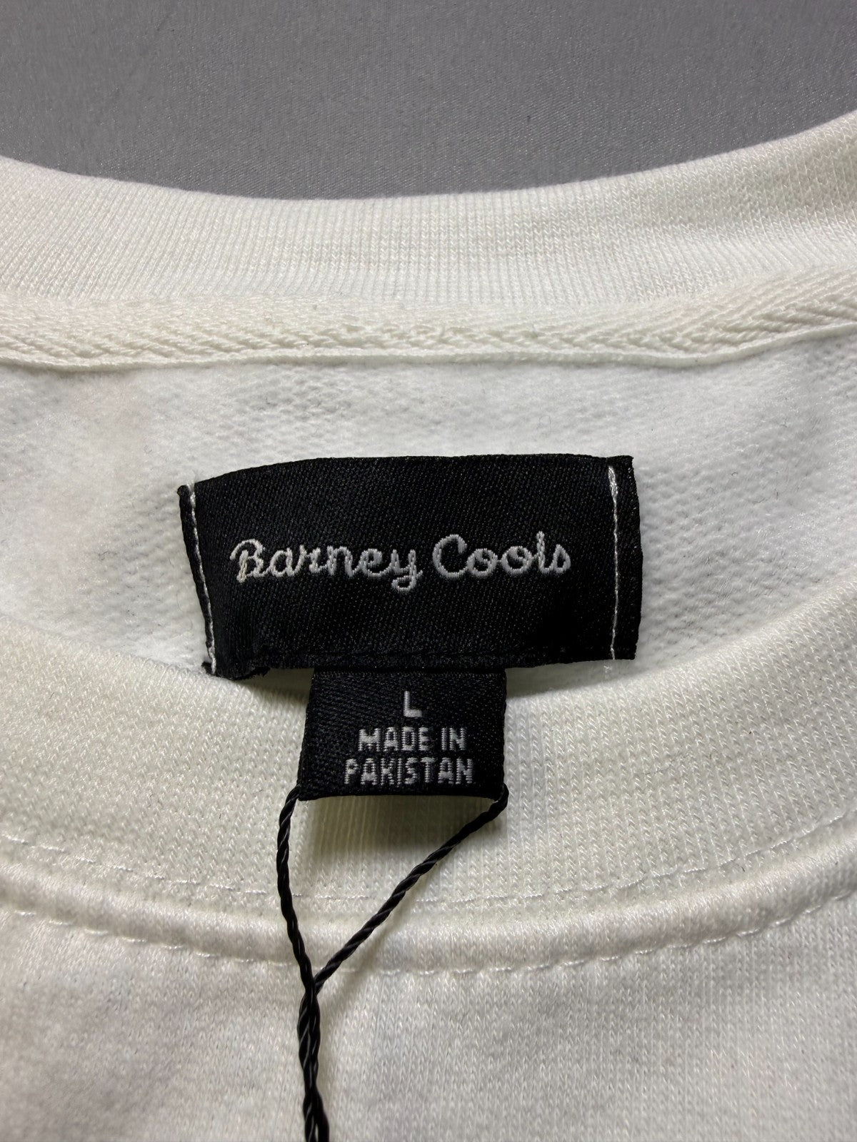 NWT B.Cools Barney If In Doubt Whip It Out Pullover Sweatshirt Men's Large White