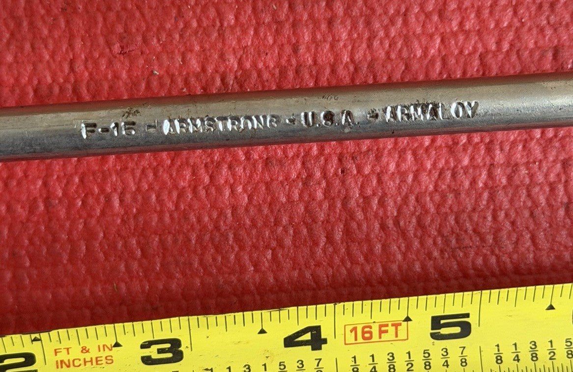 Vintage Armstrong Armaloy F-15 3/8" Speeder Wrench,  Speed Wrench Made in USA