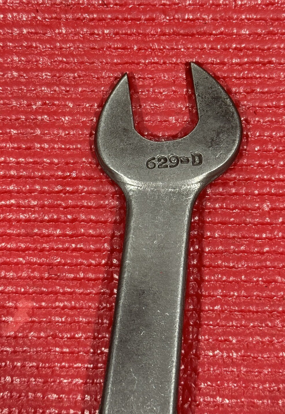 Vintage Herbrand Tools Hardened 629-D, SAE 3/8" x 1/2" Open End Wrench Made USA