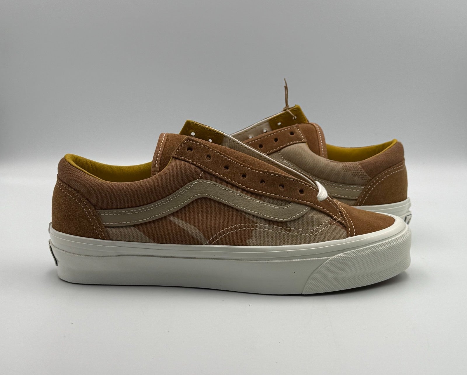 Vans Lx Old Skool 36 Sneakers Men's 7 Desert Chipmunk Camo Suede VN000D9RF06