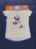 NWT Member's Mark My Favorite Active Tees Girls 6/6X Multicolor Preppy - 3-Pack