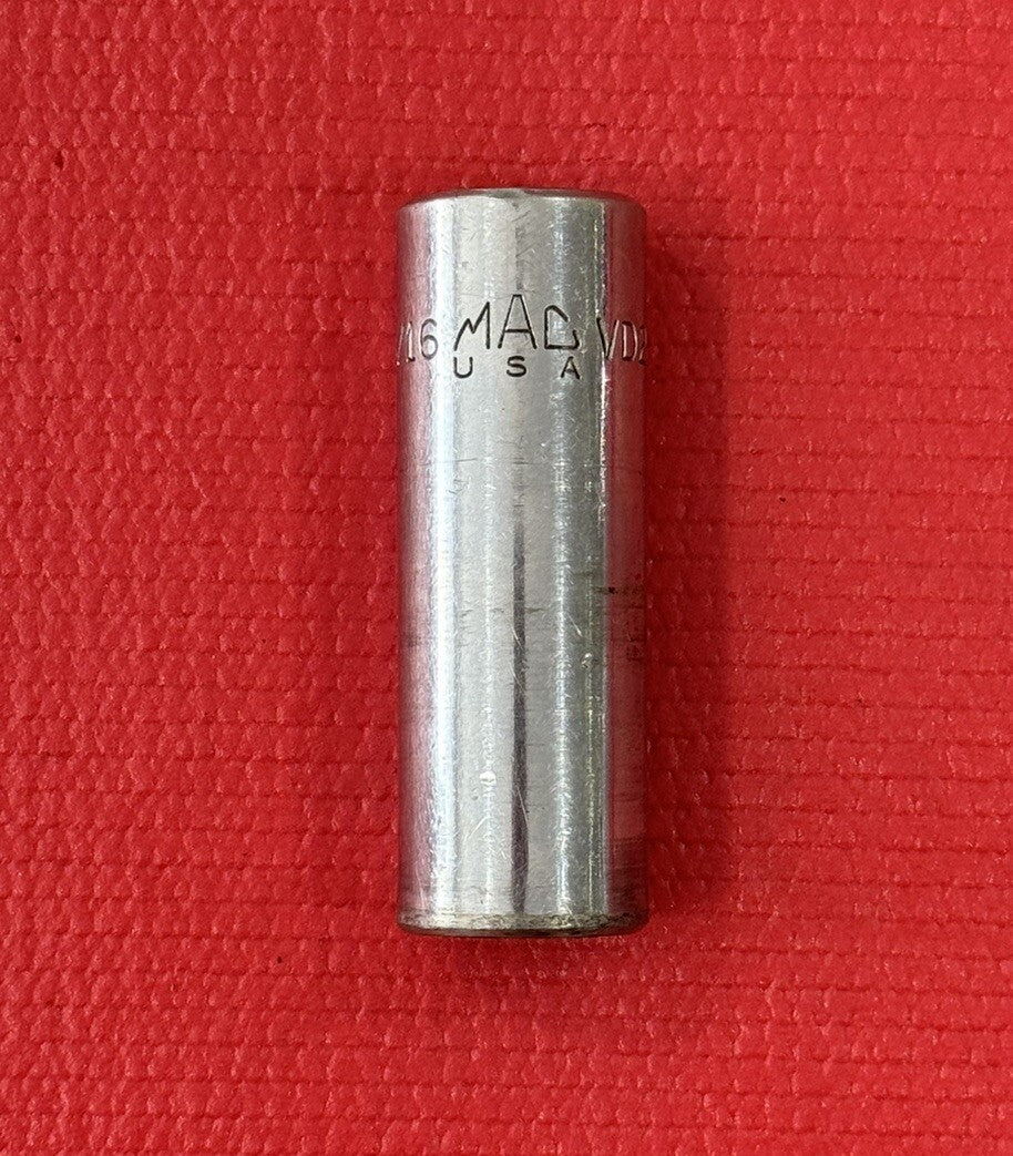 Mac Tools VD262R 1/2" Drive, Sae 13/16" Deep Well Socket 12PT Made in USA