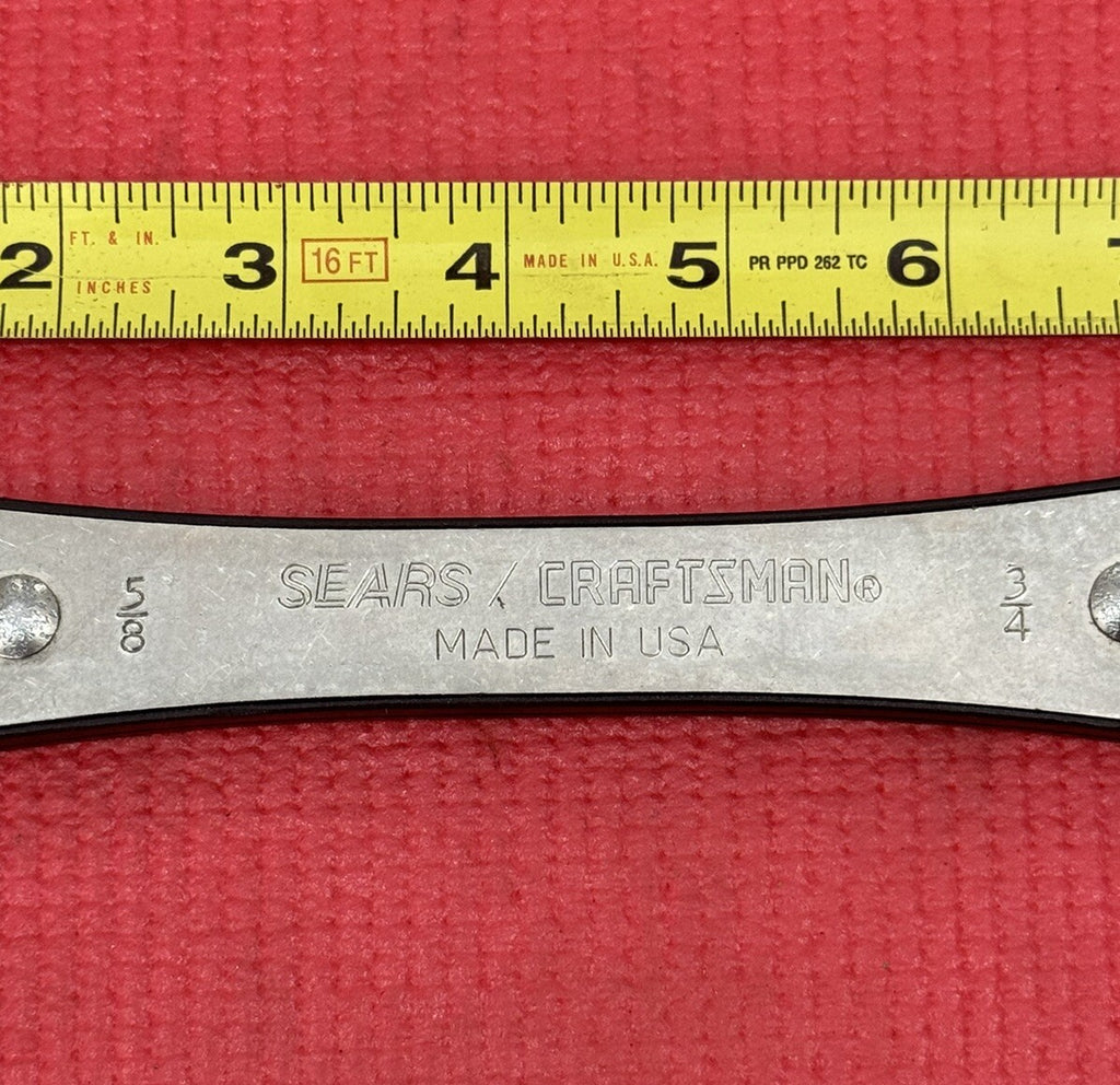 Craftsman 43684 5/8'' X 3/4''  Box End 12 Point Ratcheting Wrench USA Vintage