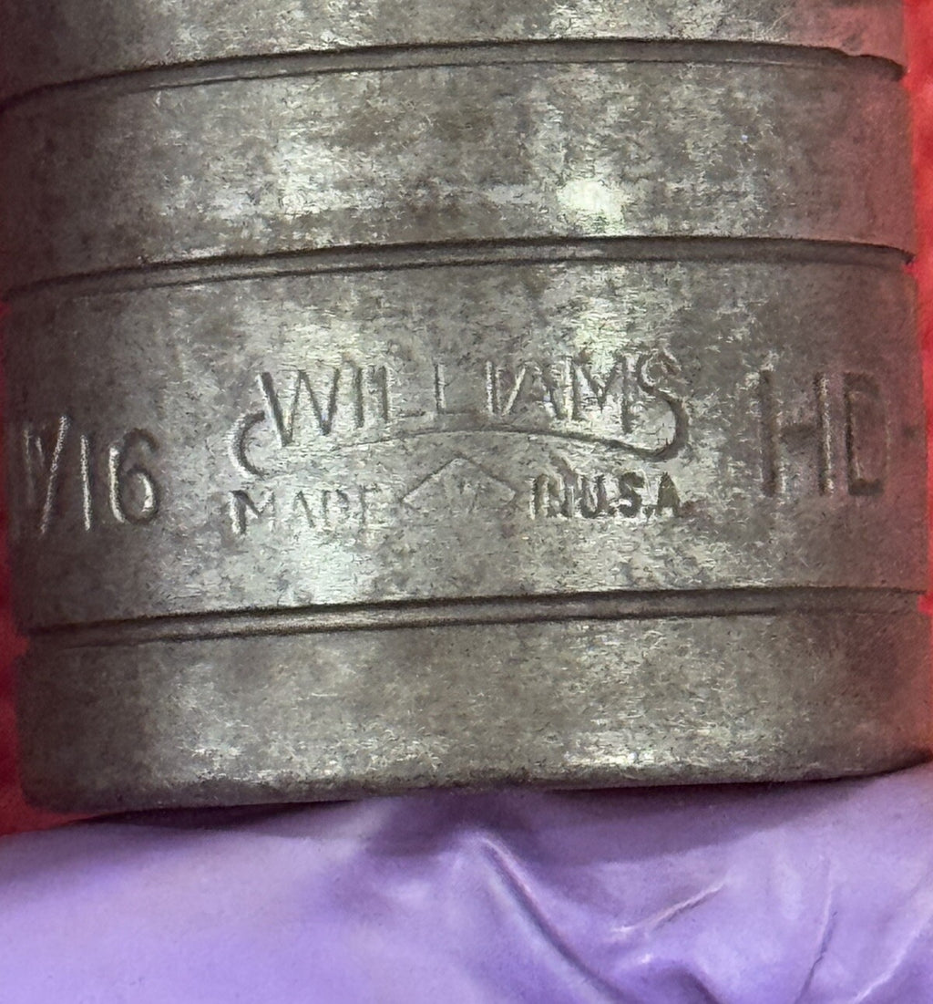 WILLIAMS Tools HD-1234 3/4" Drive Deep Socket  1-1/16” 12 Point - Made In USA