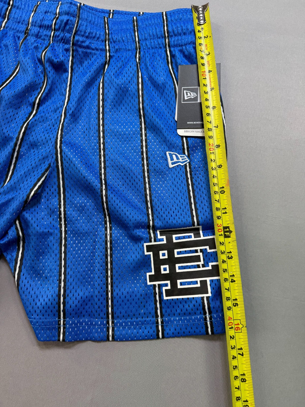 NWT New Era X NBA Eric Emanuel Orlando Magic Shorts Men's Medium Blue Athleisure