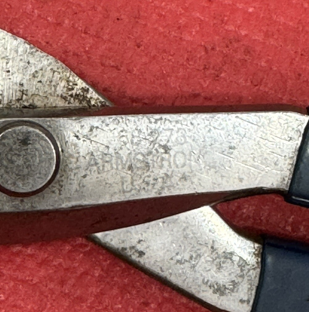 Vintage RARE Armstrong Tools 68-273 Tinner Snips 10" Cushioned Grip Made in USA