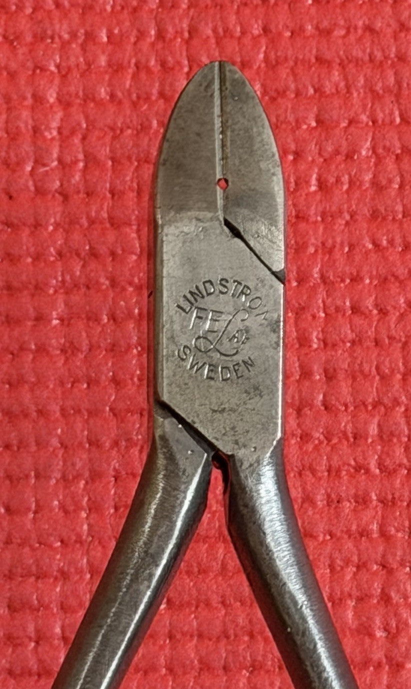 Vintage Lindstrom 5 1/2” Diagonal Cutters Made In Sweden