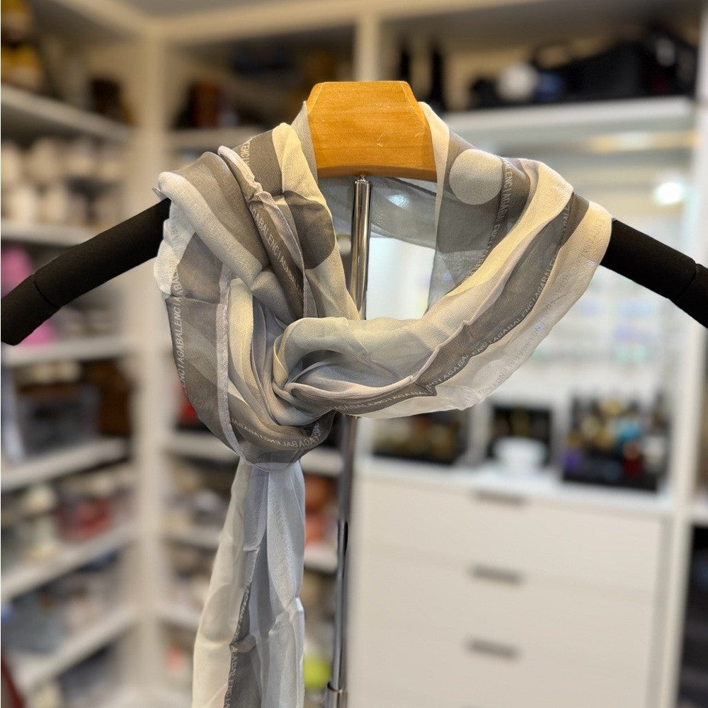 Balenciaga Paris Multicolor Scarf silk