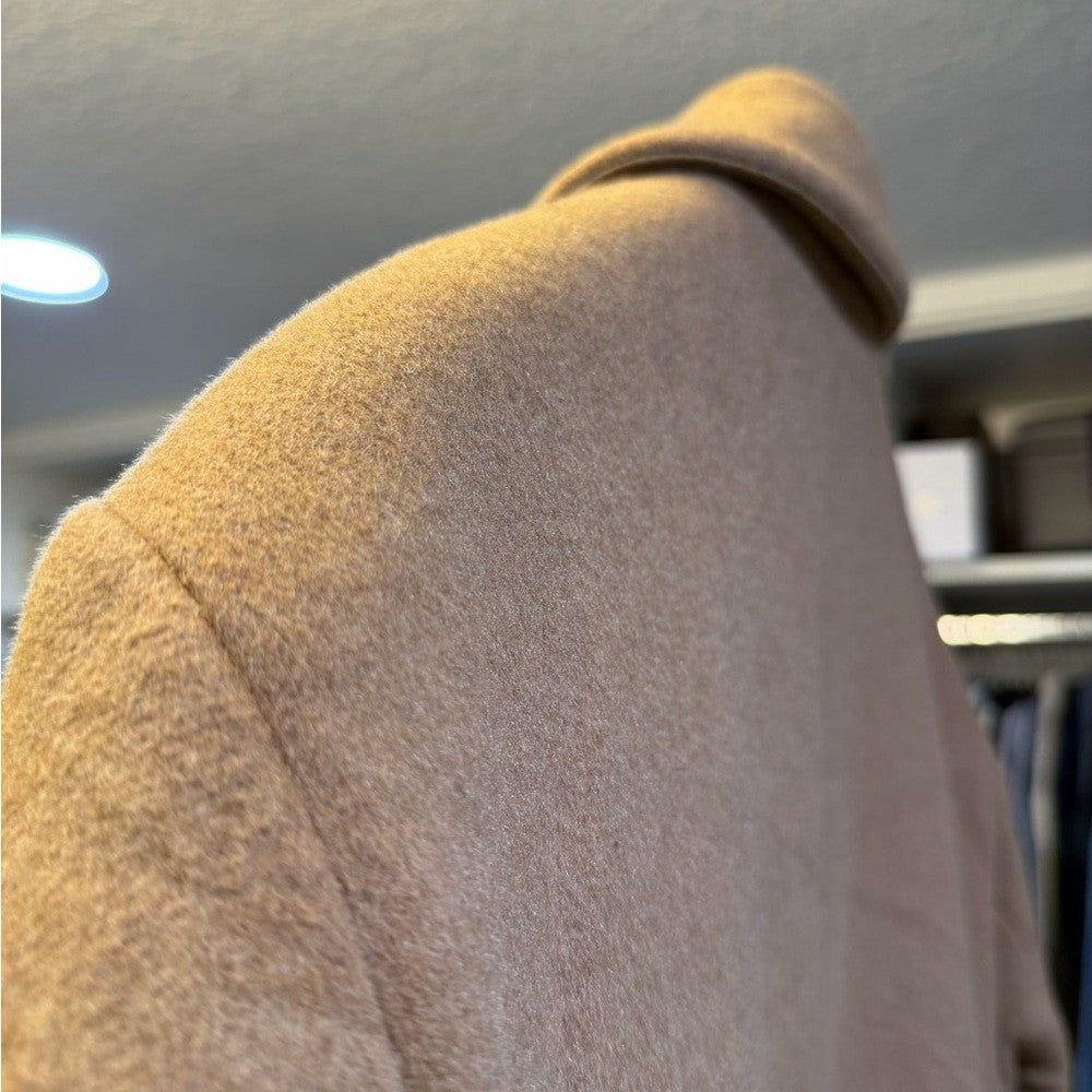 Wool Men's Tan Overcoat - Brand new
