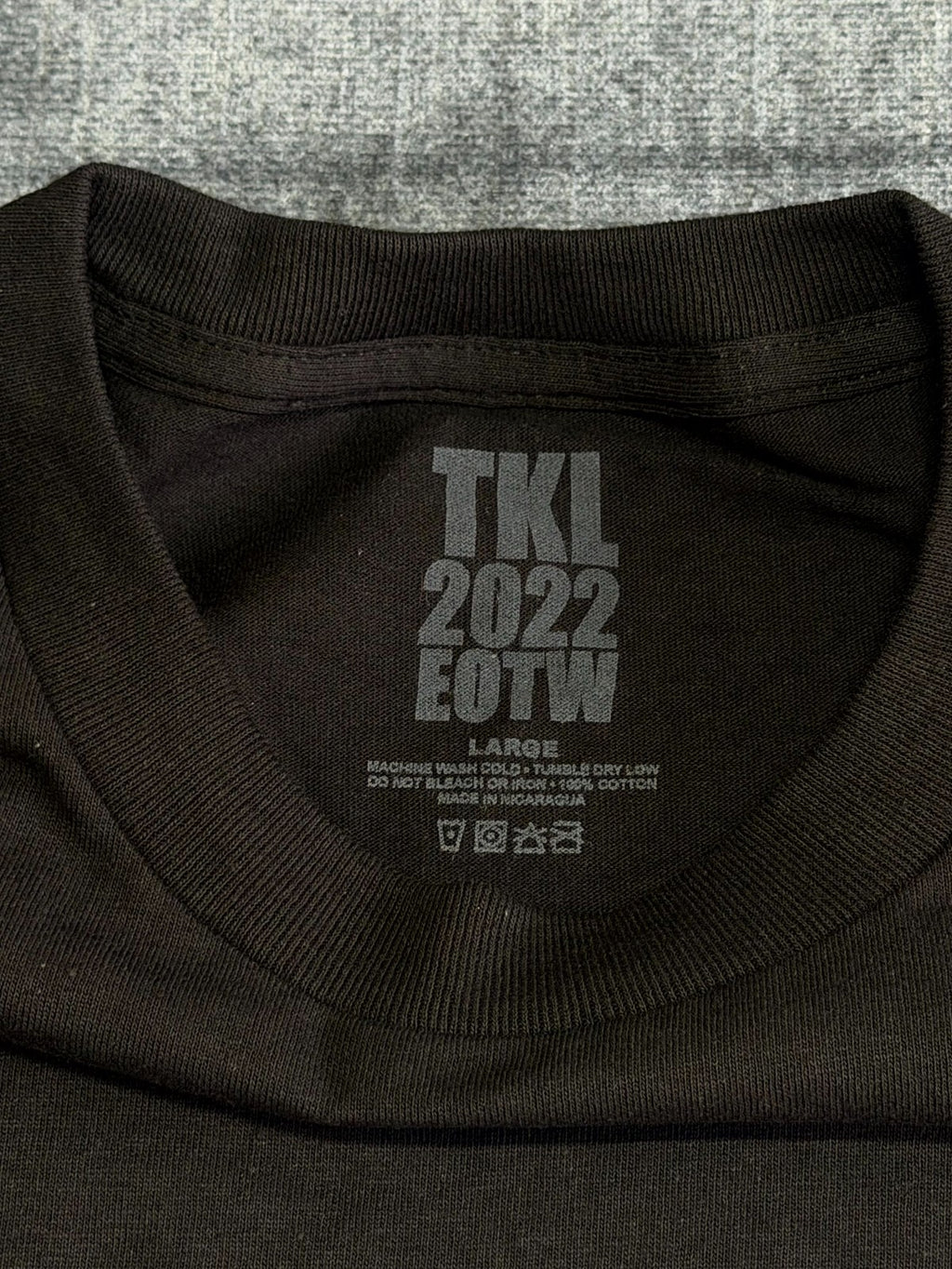 NWOT TKL 2022 EOWT Sketch T-Shirt Men's Large Black Graphic Print Short Sleeve