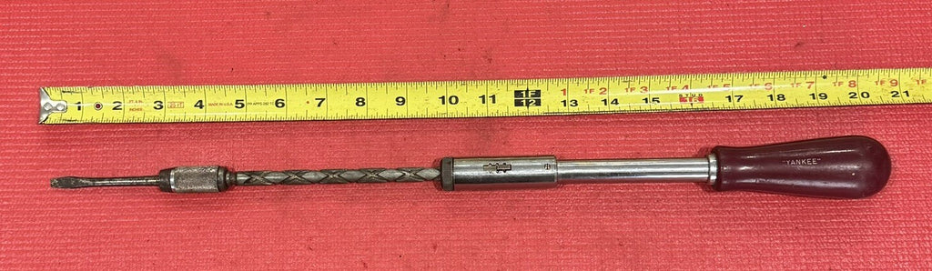 Vintage Stanley YANKEE No. 130A Spiral Ratchet Screwdriver NICE Made in USA