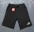 NWT PUMA Essential Jersey Shorts Men’s Large Black Elastic Waist Lightweight
