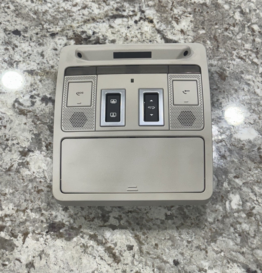 2017-2019 Jaguar XE XF Overhead Dome Map Light Assembly Sunroof Switch OEM