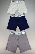 Pack of 3 AIRIKE Elastic Waistband Boxer Briefs Men Medium Multicolor Underpants