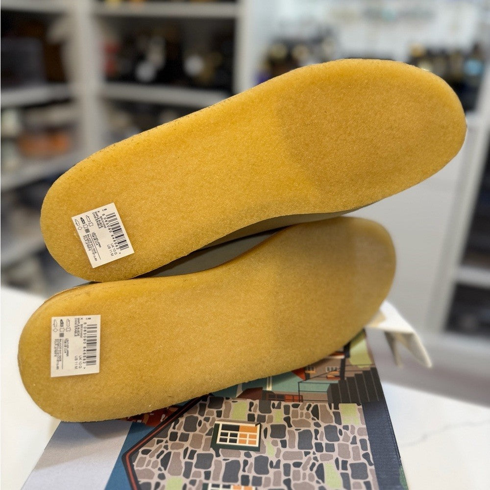 Clarks Brixham Beige Suede Loafers