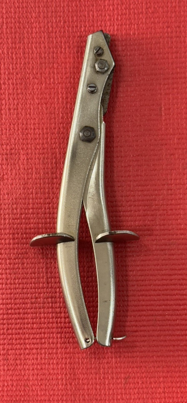 Vintage EDMA SBG TIN NIBBLER SHEARS SNIPS - Made In France Very Rare