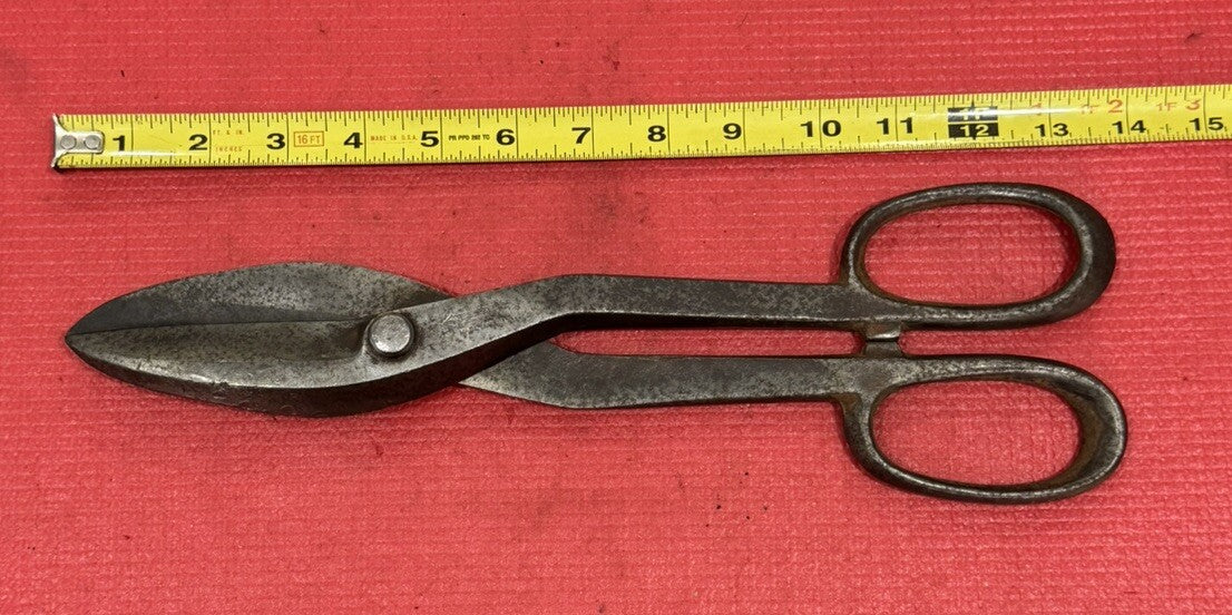 Vintage RARE Stiletto No. 8 Cutting Scissors Shears Snips 13.5” Long Made in USA