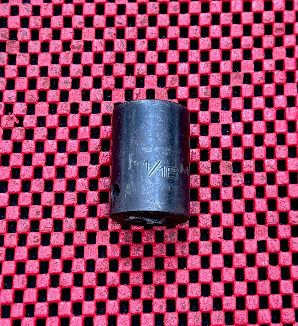 Matco Tools CP226 11/16" 6 Point 1/2" Drive Shallow Impact Socket Made In USA N7
