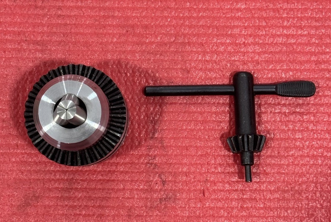 H-Chau NEW JT-33 1/2” Drill Chuck 13MM JT-33 Taper With Chuck Key