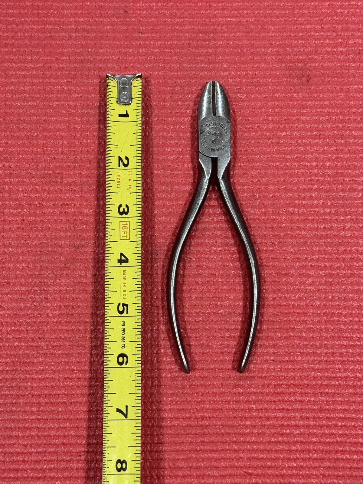 VINTAGE CRESCENT TOOL CO. JAMESTOWN NY CRESTOLOY 942-6 DIAGONAL SIDE CUTTERS USA