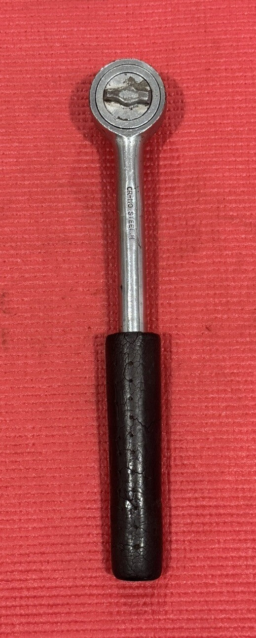 Vintage TrueCraft G374B  1/2” Drive Ratchet W/Black Handle Made In Japan Rare