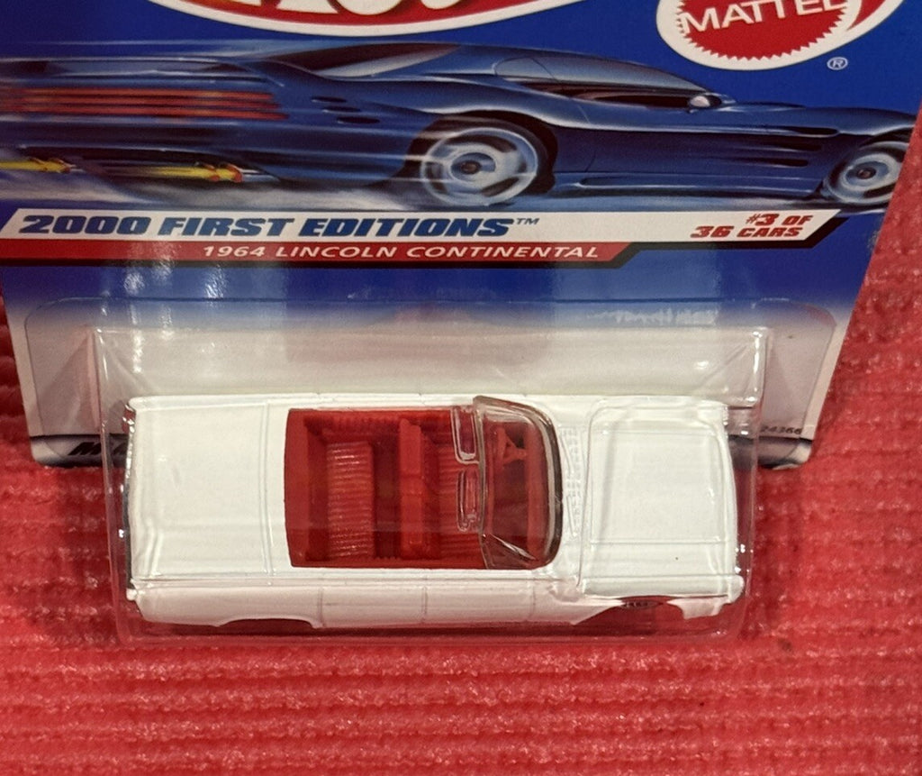 NEW Hot Wheels 1964 Lincoln Continental 2000 First Editions 2000 #63