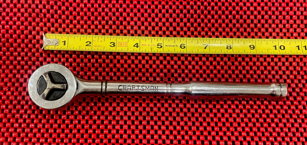 Craftsman Tools 9-43797 1/2" Drive Thumb Wheel Ratchet 10" Long Made in USA M5