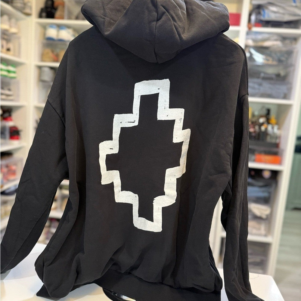Marcelo Burlon Heavy Black Hoodie - New size XL