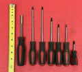 Vintage 8 PC Soft Handle Screwdriver Set Philips, Magnetic, & Torx