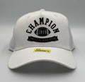 Champion 1919 Physical Education Football Trucker Hat White Mesh Snapback Cap