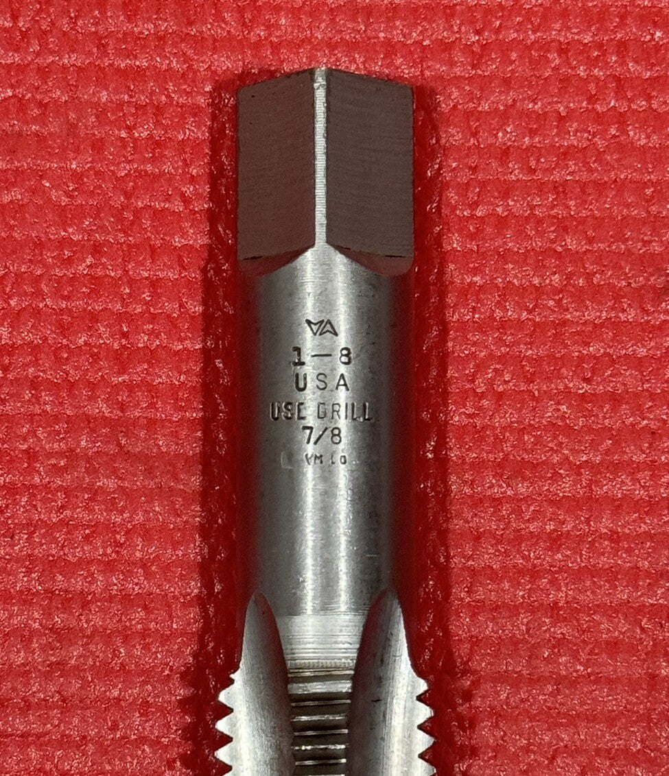Vermont American Hand Tap 1-8 , 7/8  Flute Tap Made In USA