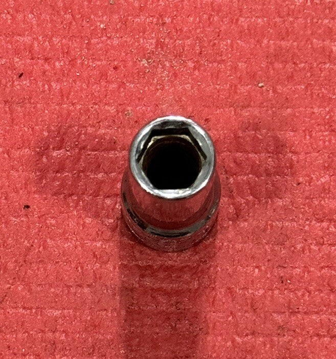 Vintage SK Tools 40412 3/8" Drive, 3/8" Semi Deep Socket 6PT Made in USA