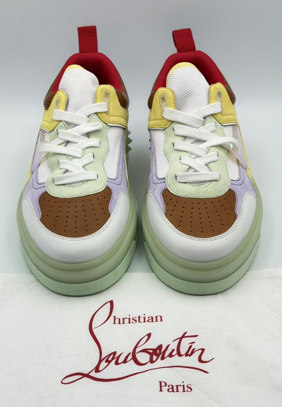 AUTHENTIC Christian Louboutin Astroloubi low-top trainers Size 43.5 EU 10.5 US