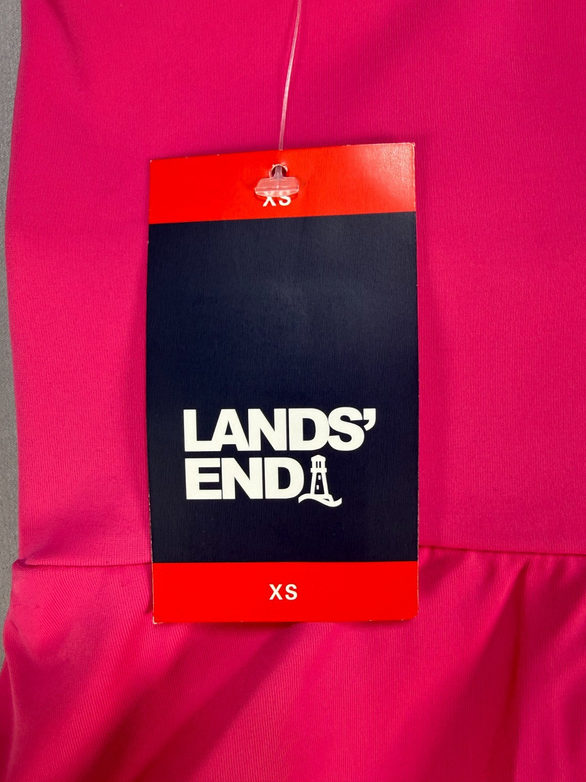 Land's End Adjustable Strap Pull On-Swim Dress Women's XS Pink Sleeveless Preppy