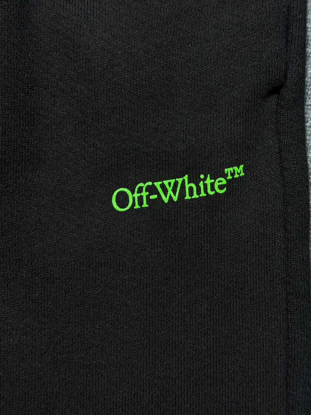 NWT Off-White Black Beach Bookish SweatPants Women's X-Large Logo Drawstring