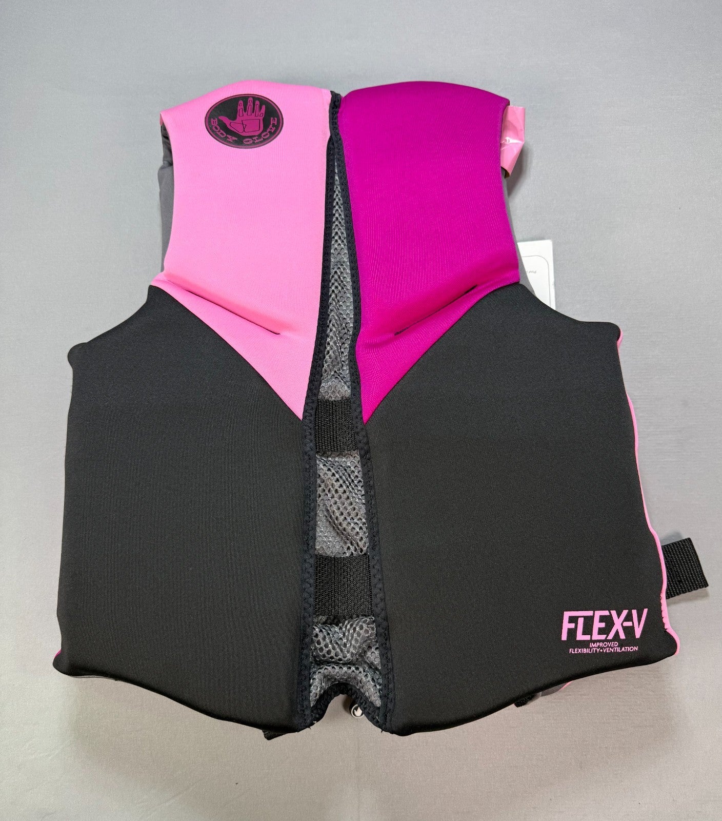 NWT Body Glove Segmented PFD Life Jacket Women's Small Black Pink Lightweight