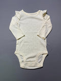 NWT Carter's 3-Piece Outfit Set Baby Girls 6 Months Taupe Long Sleeve Comfort