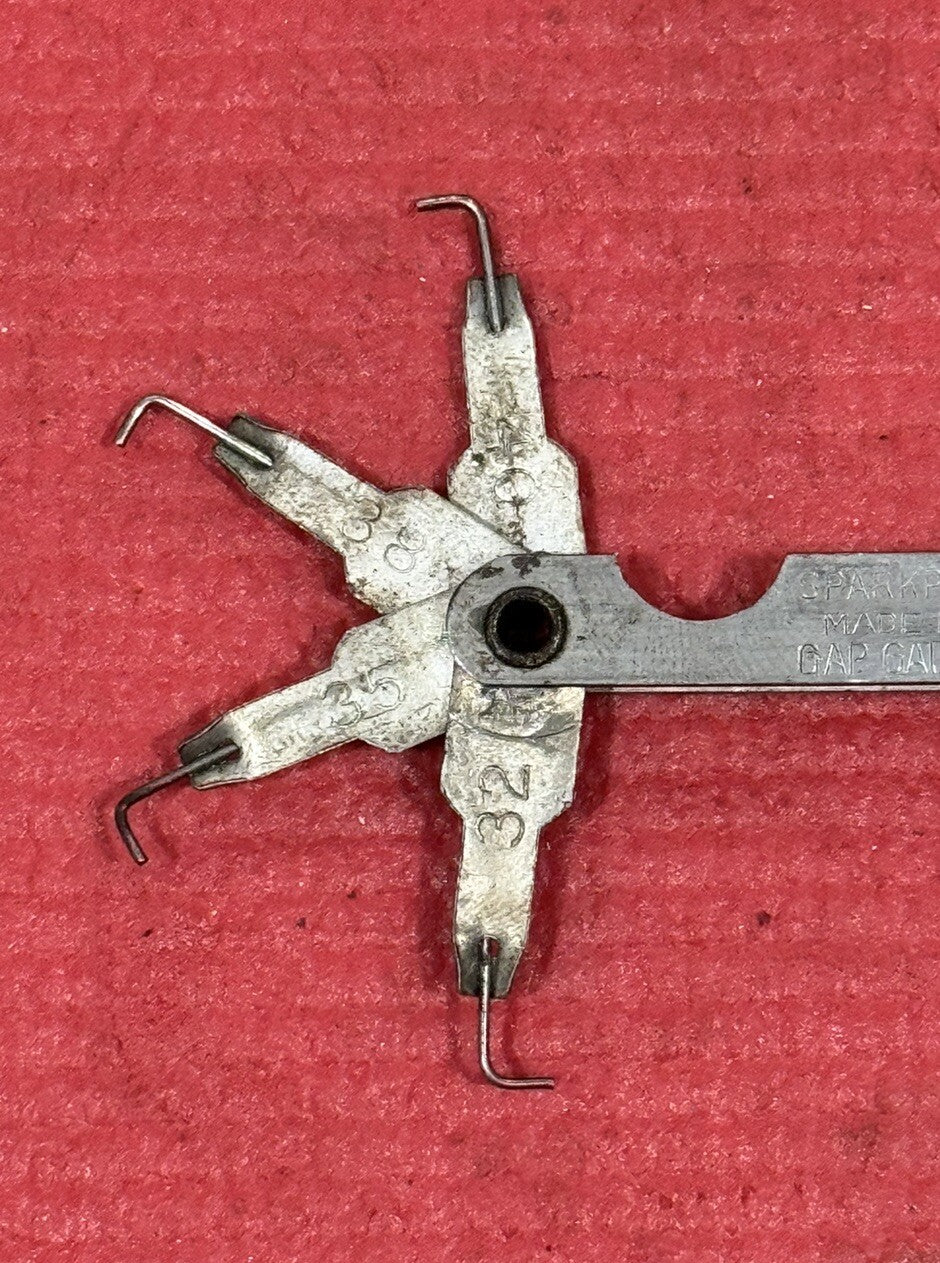 Vintage K Star Spark Plug Adjusting Gap Gauge Tool Made in USA