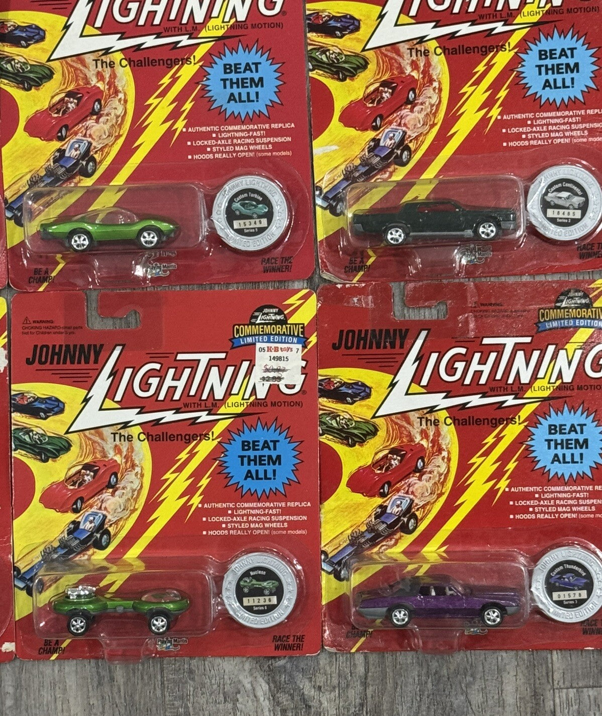 Johnny Lightning Commemorative Series NEW 1994 1995 -SET of 19Pc Limited Edition