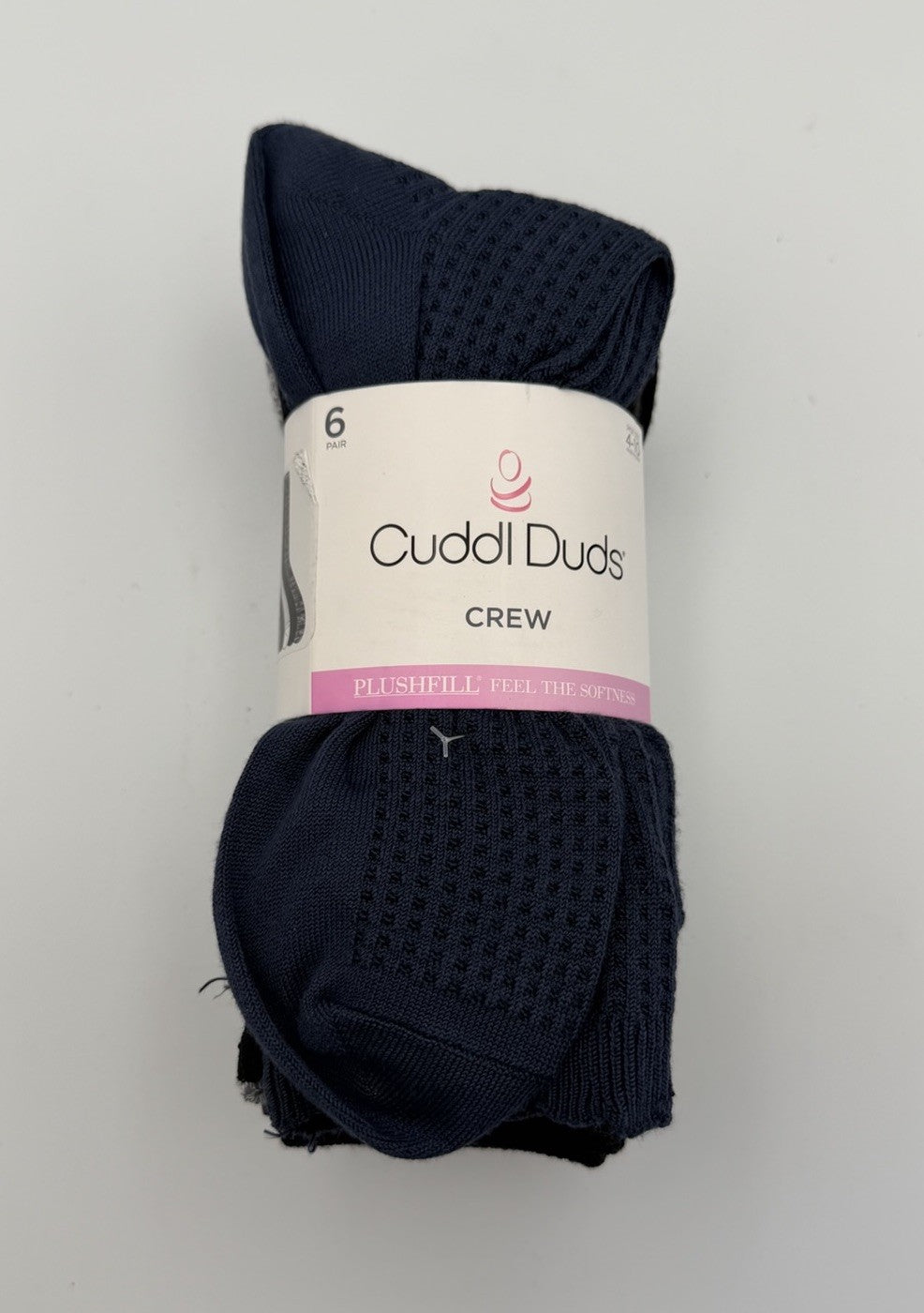 New Cuddl Duds Plushfill Crew Socks Women's Shoes Size 4-10 Comfort - Pairs Of 6