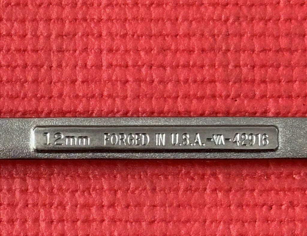 Vintage Craftsman NEW VA 42916 12MM Combination Wrench Metric 12 Pt Made in USA